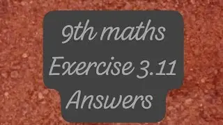 #9th maths exercise 3.11 # solve using the method of substation #2x-3y=7 , 5x+y=9