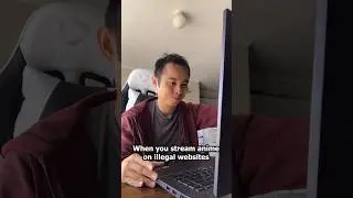 When you watch anime on streaming websites #funny #anime #japan #relatable
