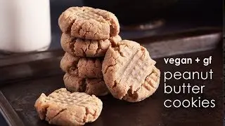 Vegan Peanut Butter Cookies // Gluten-Free