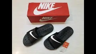Nike Men Black Flip-Flops