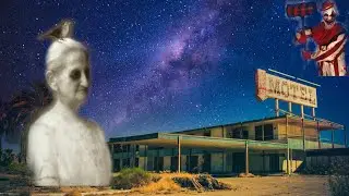STALKED By Creepy Man While Staying the night in ABANDONED MOTEL! + Whistle WITCH Ritual! HALLOWEEN