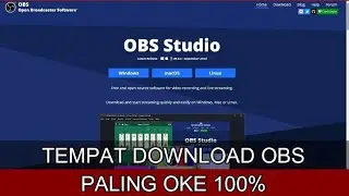 Tempat download OBS paling oke 100% work