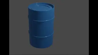 Моделируем металлическую бочку в Blender 3d