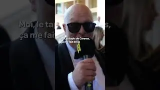 Ludo à fond avant sa montée des marches à Cannes !
