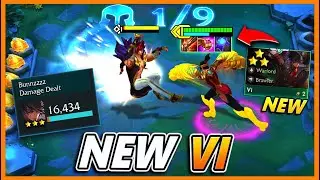 The NEW Chosen Vi Is INSANE (NEW ITEM COMBO) - BunnyFuFuu | Teamfight Tactics