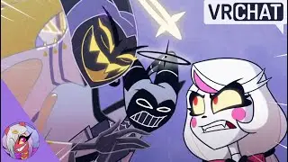 ADAM & LUTE ROAST CHARLIE | Funny Moments (Hazbin Hotel)