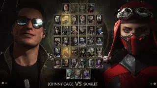 Mortal Kombat 11 - Johnny Cage Vs. Scarlet