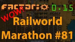 Factorio Railworld Marathon #81 - science train control system