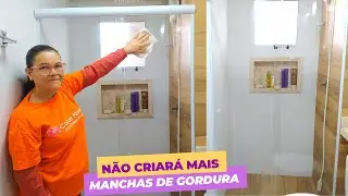 Faça isso no box e ele nunca mais ficará manchado de gordura do corpo 😱 Funciona! | Coisas Fáceis