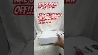 $100 dollar Jersey discount tool mystery box rip off. Got 2 $100 boxes ​⁠