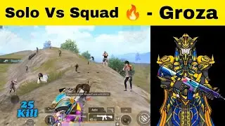 Solo Vs Squad Bgmi Gameplay | Full Clutches And Full Intence Moments | Honex Gamer