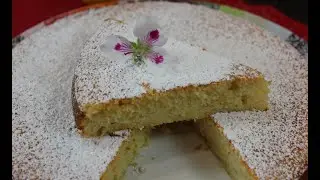 OLIVE Oil cake from Italy. The most delicious cake. Very easy to make. Eng sub.