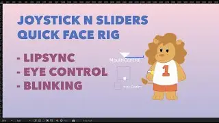 Joystick n Sliders Face Rig: Lipsync, Blinking & Eye Control inside After Effects