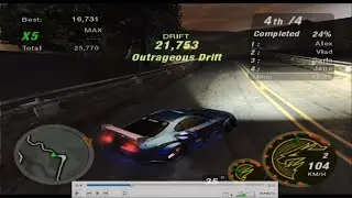 DRIFTING WITH TOYOTA SUPRA🔥/nfs underground 2