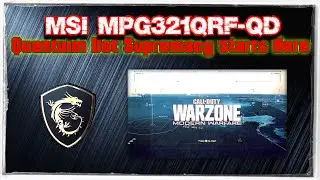 MSI MPG321QRF-QD Unboxing & Setup 1/4