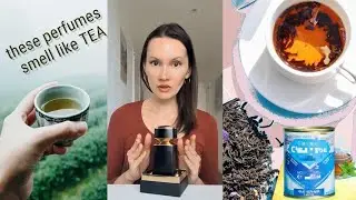 Tea perfumes: assam, matcha, mate, creamy tea