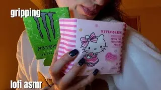 gripping lofi asmr with other varied triggers (no talking)