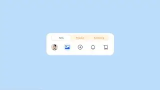 Animated Jello Tab Bar Using Html Css And Javascript