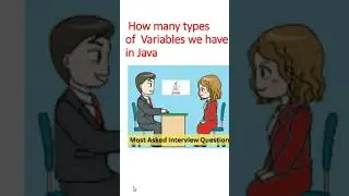 How many types of variables we have in java #freshers