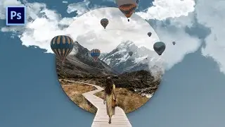 Photoshop Circular Image Effect - How To Put a Picture In a Circle Shape Using Photoshop