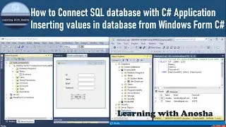 How to connect SQL server database with Visual Studio C# | Database connectivity in WFA in Urdu