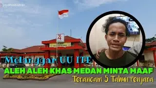 YOUTUBER MEDAN Aleh aleh khas Medan menangis saat  di pidana 5 tahun penjara lecehkan lagu Aisyah