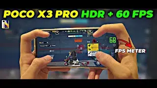 POCO X3 PRO HDR + 60 FPS PUBG TEST 🔥 WITH FPS METER 🔥 POCO X3 PRO HDR PUBG MOBİLE 🥵