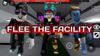 What happens when a noob plays flee the facility (ROBLOX) with cousins