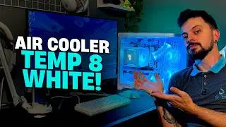 UNBOXING E MONTAGEM DO AIR COOLER TEMP 8 WHITE DA RISE MODE! ELE É INSANO DEMAIS!