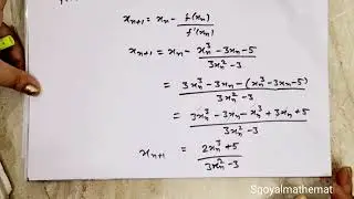 Newton raphson method in Hindi||Mgsu MSc math previous 2015 solved question Numerical Analysis