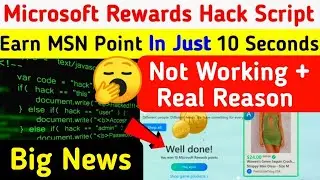 MICROSOFT REWARDS SCRIPT NOT WORKING👨‍💻 REAL REASON+SOLUTION | Aasif Sheikh28