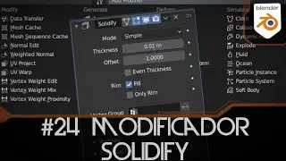 #24 Solidify Modifier en Blender 2.9 - Modificadores Blender