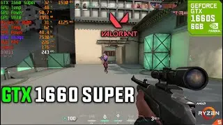 Valorant GTX 1660 Super RYZEN 5 3600 FPS Test in 2025