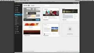 WordPress Administration Menu