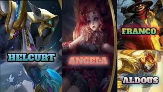 ALL UPCOMING SKINS ON MOBILE LEGENDS | Release date | Angela,Aldous,Helcurt,Franco