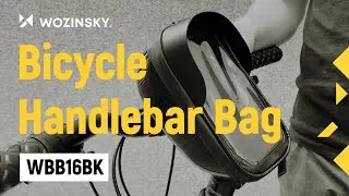 Bicycle Phone Case, Bicycle Bag 1L - Wozinsky WBB16BK. Check!