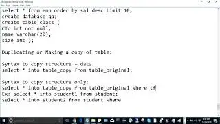 Backend Testing - SQL | Select query▪ Where ▪ GroupBy ▪ OrderBy ▪ Check Unique Primary Foreign Keys