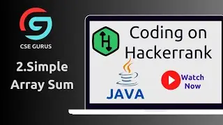 2.Simple array sum || Hackerrank || JAVA