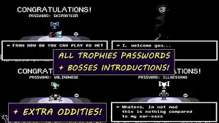 All Trophies Passwords + Guide to reach the Bosses and EXTRA details! - [UnderTennis EXTRA]