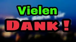 VIELEN DANK ! | Julians Zeug