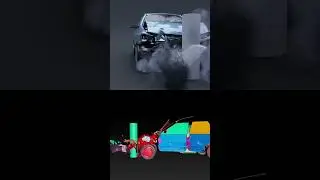 Working on vehicle destruction in 3dmax and tyflow Rendering in vray. 