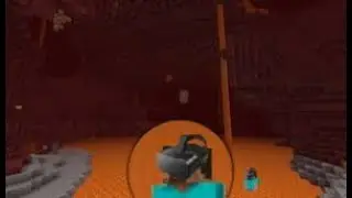 MINECRAFT HARDCORE but it's in vr...
