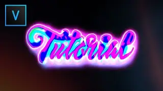 Animacion de Texto Glow | Sony Vegas Pro Tutorial