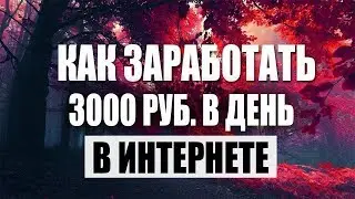 Как реально зарбатывать 3000 в день через интернет?