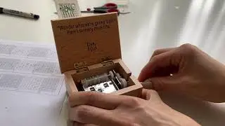 Custom Melody Music Box with Engraving
