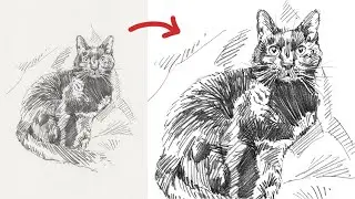 How to get Clean Scans of Sketches (Photoshop tutorial)