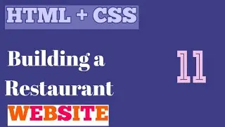Building a Restaurant Website -11- Creating the form group and working with image - part 1