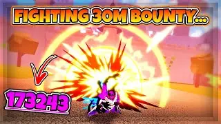 FIGHTING 30M Bounty As A Noob And It went like... | Blox fruits Update 20 , Best Combos