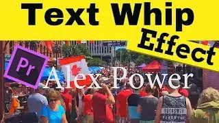 How to create text whip effect in adobe premiere pro cc 2017