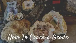 How to CRACK a Geode with a Pipe Cutter! | Lapidary for Beginners
